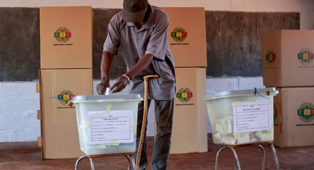 In Zimbabwe, parliamentary by-elections have been held without opposition candidate
