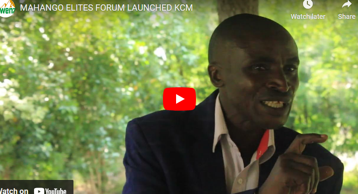 MAHANGO ELITES FORUM LAUNCHED KCM