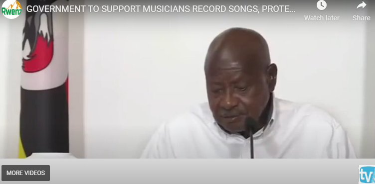 GOVERNMENT TO SUPPORT MUSICIANS RECORD SONGS, PROTECT INNOVATIONS MUSEVENI