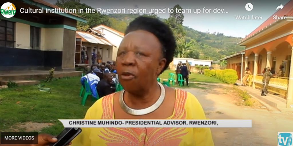 Cultural institution in the Rwenzori region urged to team up for development