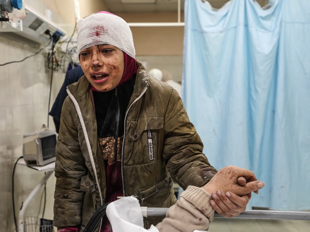 Israeli snipers kill 21 civilians outside Gaza’s besieged Nasser Hospital