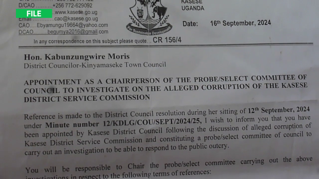 PROBE REPORT WILL BE READ AS EXPECTED ON 3RD DEC 2024 REGARDLESS OF DISMISS OF LATE TURUGANYA.