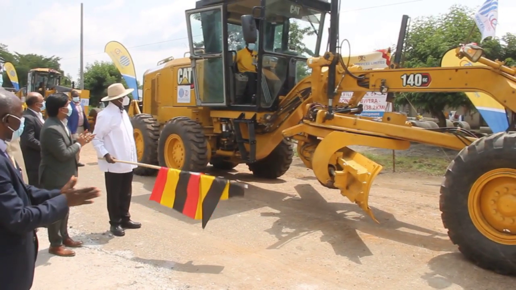 MUSEVENI COMMISSIONS KIKORONGO -BWERA HIGHWAY.