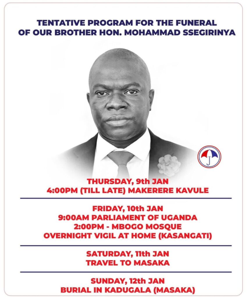 Ssegirinya Muhammad to Be Buried on Sunday in Masaka – Kyagulanyi said
