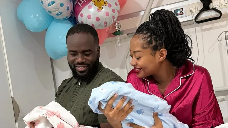 Anitah Fabiola and husband Mark Mubiru become proud parents of twins